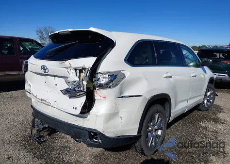 2016 Toyota Highlander Le Plus V6 z USA, uszkodzony, nr VIN 5TDZKRFH0GS145534